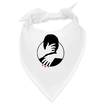 Liebe - Selbstliebe - Valentinstag - Bandana - Weiß - Vorne