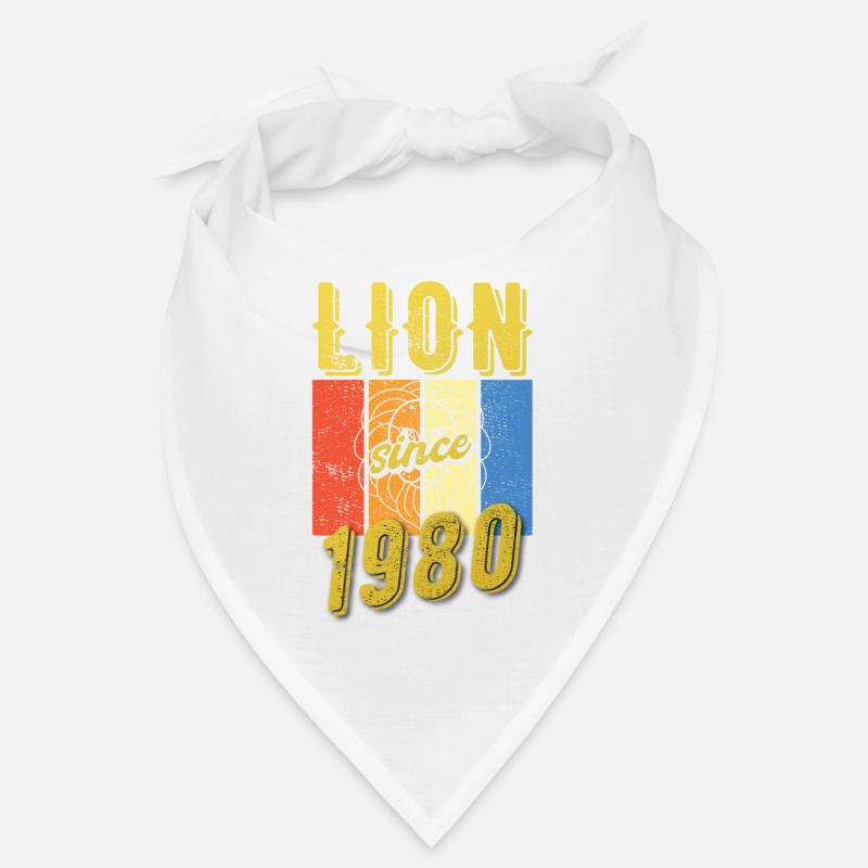 Löwe 1980 Sternzeichen Geburtstag Geschenk Bandana