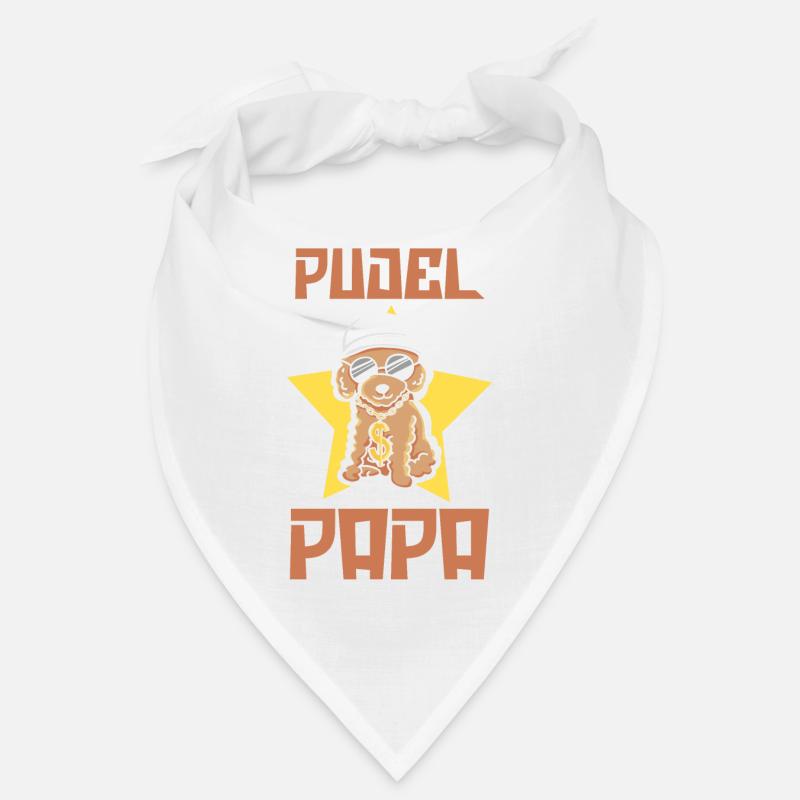 Papa caniche chien Bandana