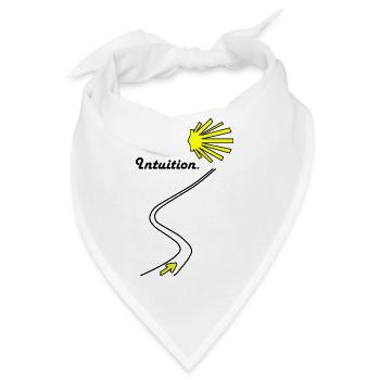 Camino de Santiago Jakobsweg - Bandana - Weiß - Vorne