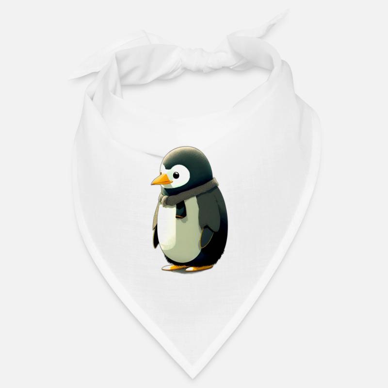 Ein süßer, pummeliger Pinguin Bandana