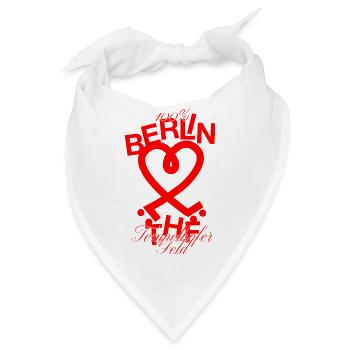 Tempelhofer Feld skater - Bandana - Weiß - Vorne