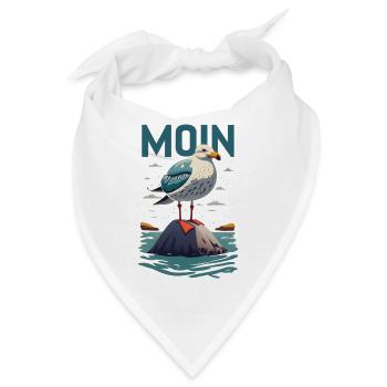 Moin Moin - Bandana - Weiß - Vorne
