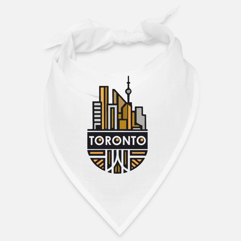 Toronto - Un morceau de Canada - Bandana - blanc