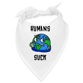 Mutter Erde Statement Erderwärmung Klimaschutz - Bandana - Weiß - Vorne