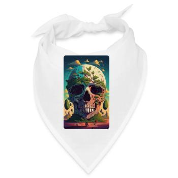 Giant Skull - Bandana - Weiß - Vorne