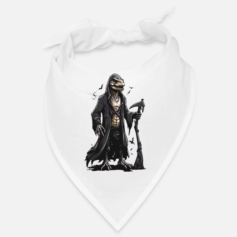 Echsen Magier Grim Reaper Halloween Design Bandana