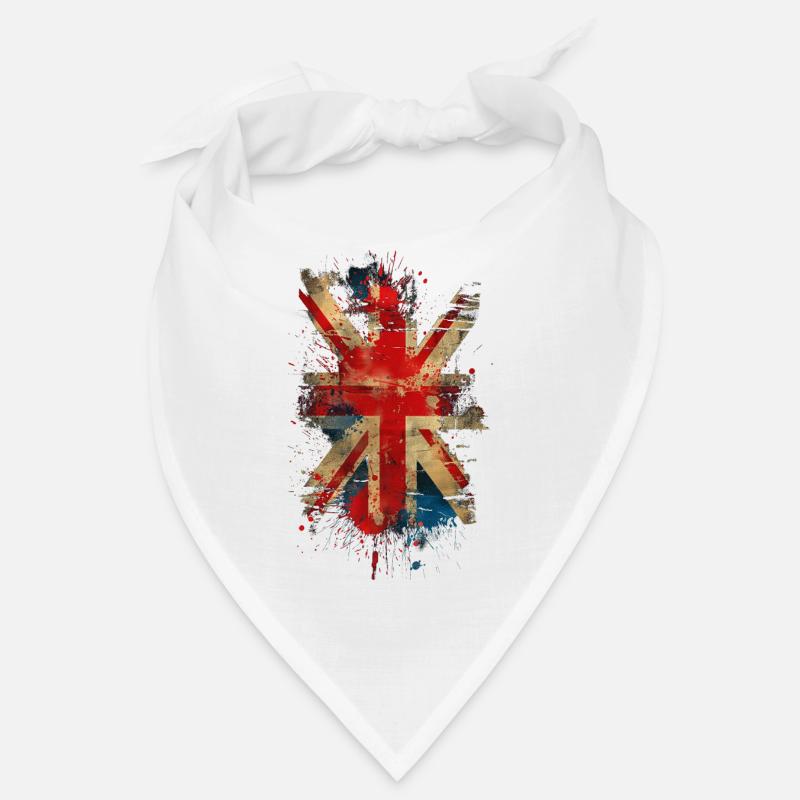 Union Jack - Bandana - white