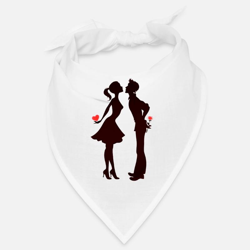 Aimez-moi la Saint-Valentin Joyeux Valentin Saint-Valentin Bandana