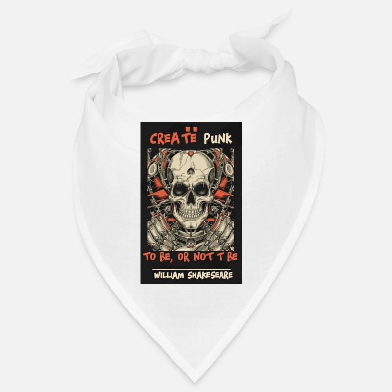 Totenkopf-Poster soll sein oder nicht Bandana