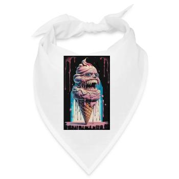 Eis Eis Scream - Bandana - Weiß - Vorne