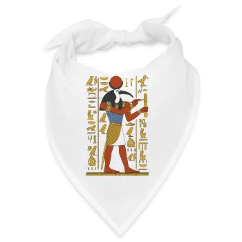 THOTH, Gott der Weisheit - Bandana - Weiß - Vorne