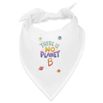 Kein Planet B Kosmisch - Bandana - Weiß - Vorne