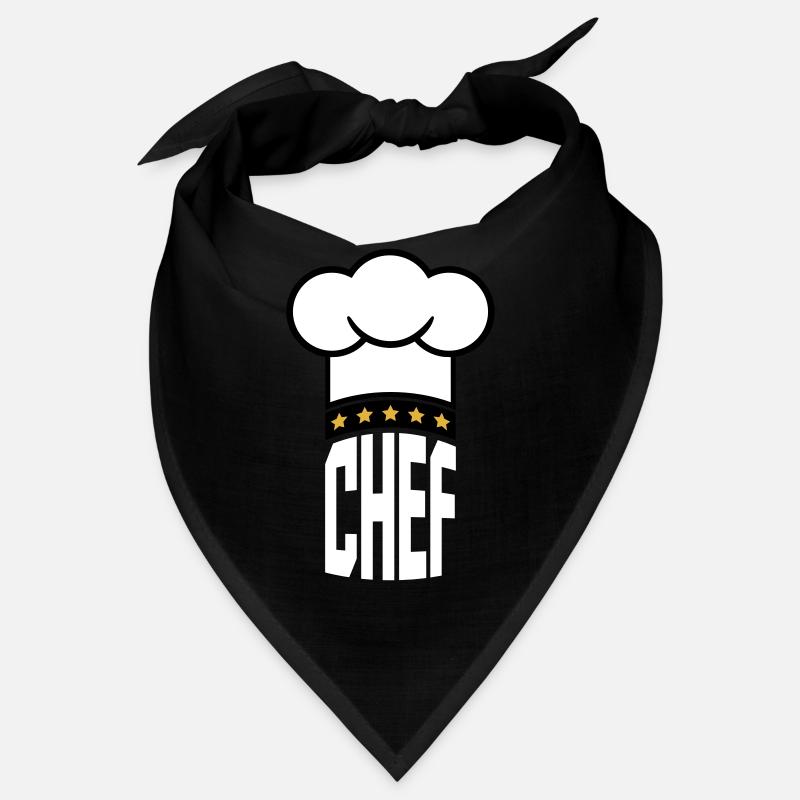 5 Star Chef's Hat Le Chef Kitchen Master Bandana