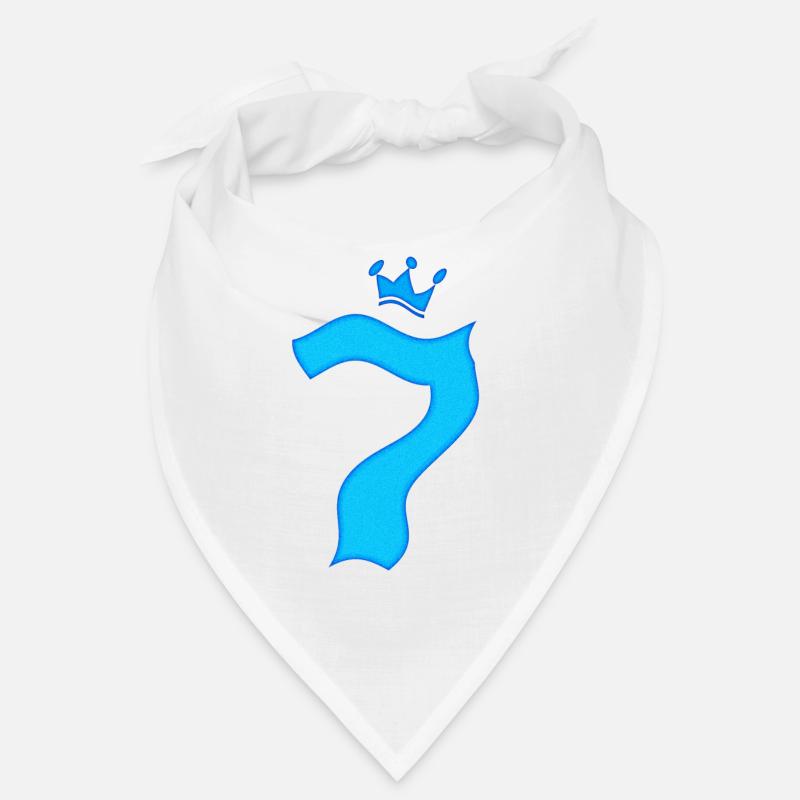 7 Blue Crown Bandana