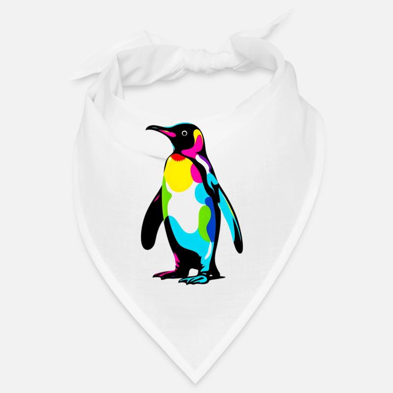 Pinguin - Bandana - Weiß