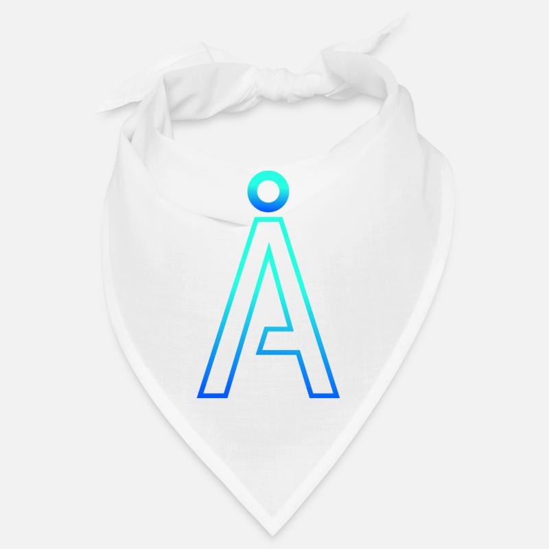 Futuristic Alpha: A Modern Gradient Design Bandana