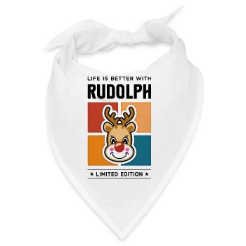 Rudolph - Bandana - Weiß - Vorne