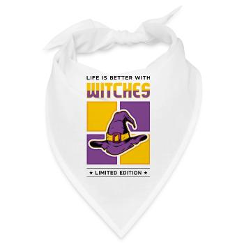 Witches - Bandana - Weiß - Vorne