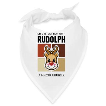 Rudolph - Bandana - Weiß - Vorne