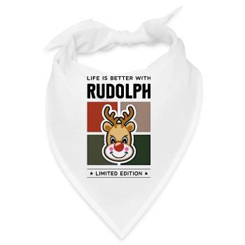 Rudolph - Bandana - Weiß - Vorne