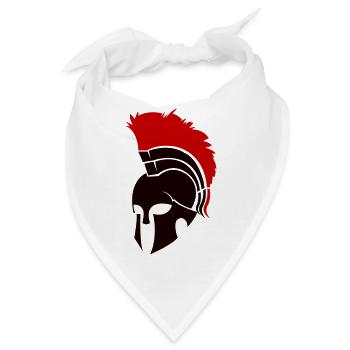 sparta helm - Bandana - Weiß - Vorne