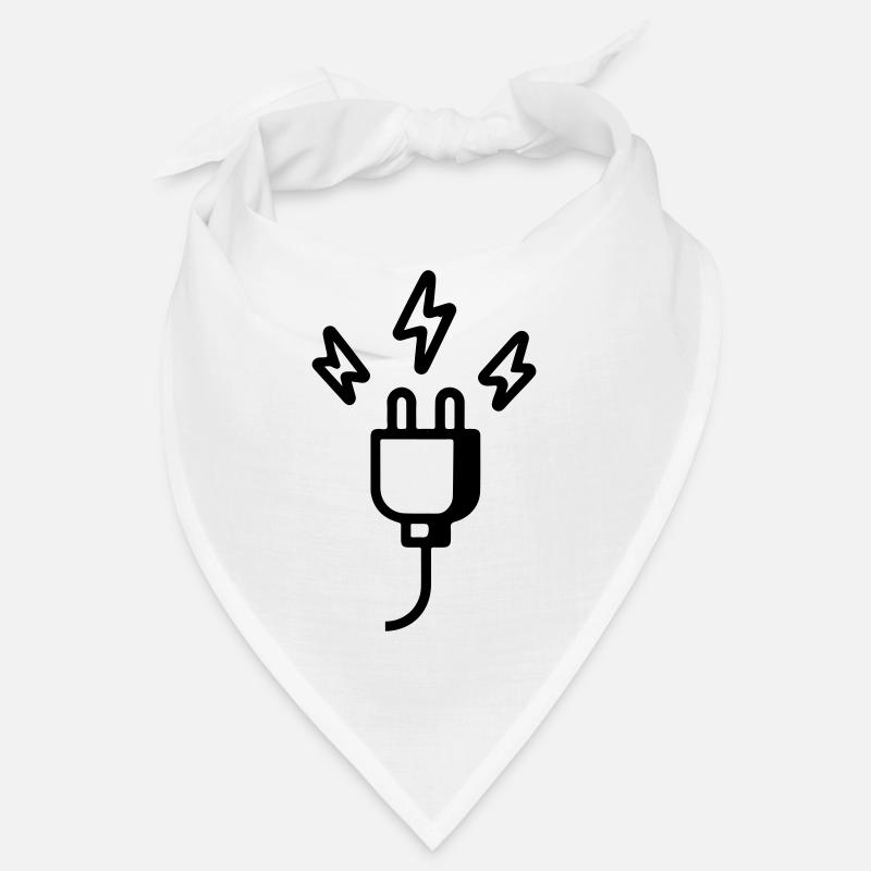 Strom Stecker Symbol Bandana