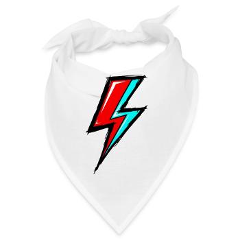 Ästhetische Neonbeleuchtung - Bandana - Weiß - Vorne