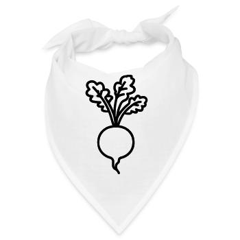 Rübe - Bandana - Weiß - Vorne