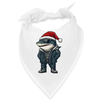 Hai Weihnachten Winter - Bandana - Weiß - Vorne