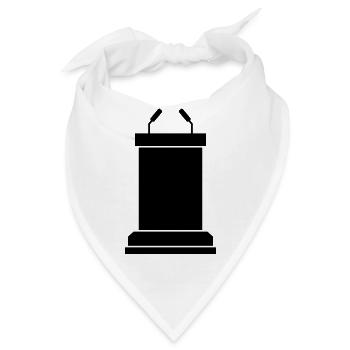 Podiumsphase - Bandana - Weiß - Vorne