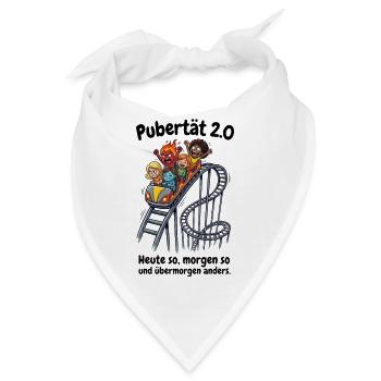 Pubertät 2.0 - Menopause & Achterbahn der Gefühle - Bandana - Weiß - Vorne