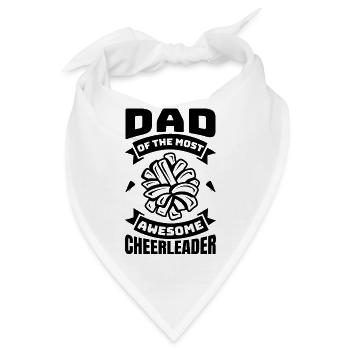 Cheerleader Vater - Bandana - Weiß - Vorne
