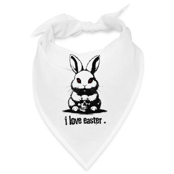 Eeaster Bunny - Bandana - Weiß - Vorne