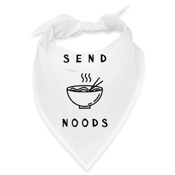 Send - Noods - Bandana - Weiß - Vorne