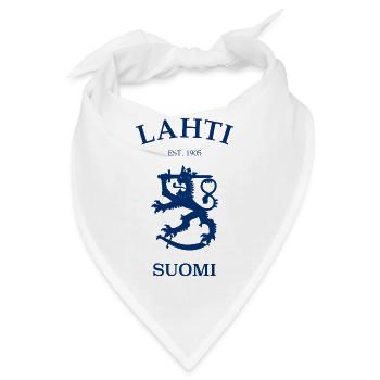 Lahti Suomi Finland Finnland - Bandana - Weiß - Vorne