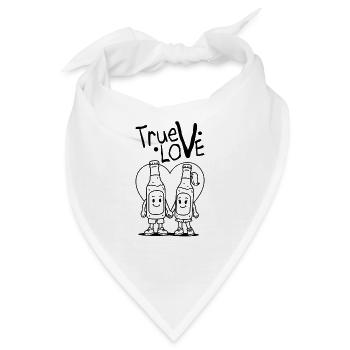 True Love Casual - Bandana - Weiß - Vorne