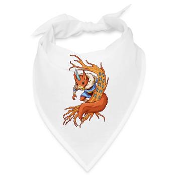 Ratatöskr - Bote auf Yggdrasil - Bandana - Weiß - Vorne