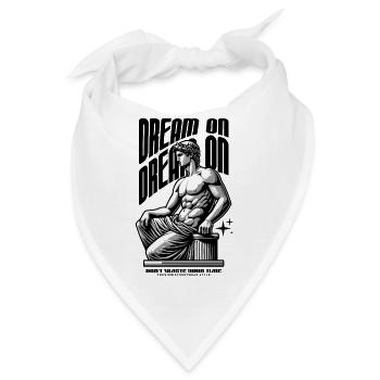 Dream On Skulptur Print - Bandana - Weiß - Vorne