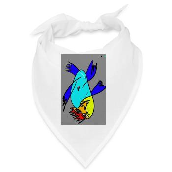 Schwerkraft ist nur ein Vorschlag. - Bandana - Weiß - Vorne