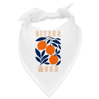 Citrus Mood - Bandana - Weiß - Vorne