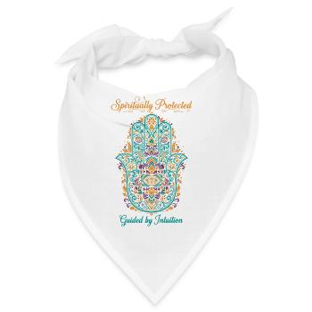 Spirituell geschützte Zen-Intuition - Bandana - Weiß - Vorne
