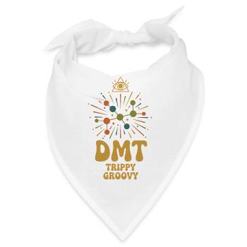 Trippy Festival Trippy Groovy Hippie Rave - Bandana - Weiß - Vorne
