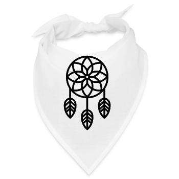 Traumfänger - Bandana - Weiß - Vorne