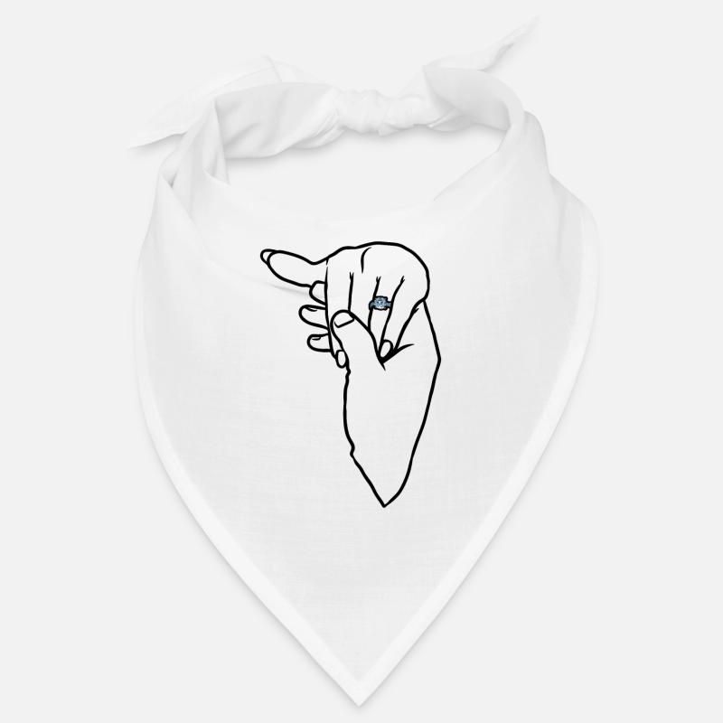 Verlobungs-Ehering-Hand Bandana
