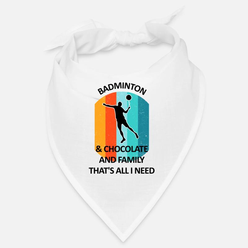 Badminton Badminton Badminton Player Chocolat Bandana