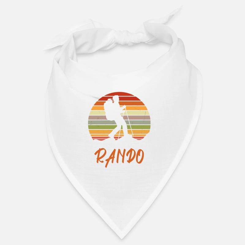 J'PEUX PAS J'AI RANDO - Bandana - blanc