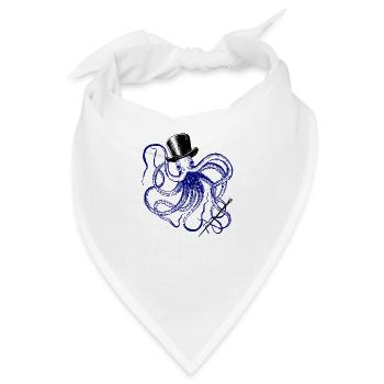 oktopus magier vodoo monster krake tintenfisch ink - Bandana - Weiß - Vorne