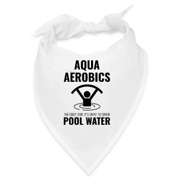 Wassergymnastik Wassergymnastik Aquafitness Aqua Exercise - Bandana - Weiß - Vorne