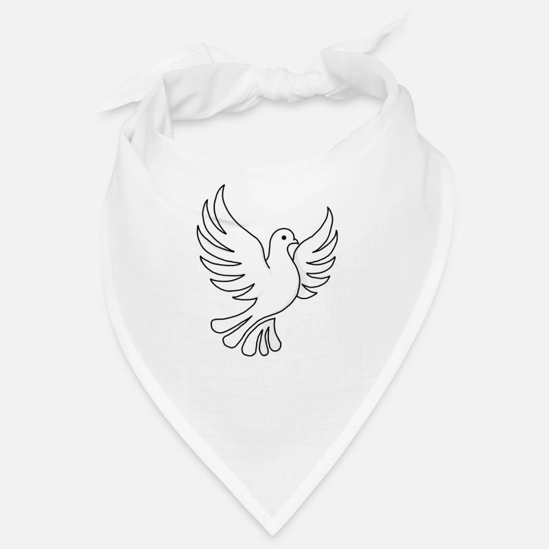 Conception simple en forme de pigeon Bandana
